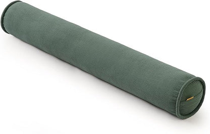Long Bolster Pillow for Bed – Soft Corduroy Body Pillow for Adults, Ergonomic Full-Length Support for Better Sleep,59 x 7.87 Inches,Peacock Blue