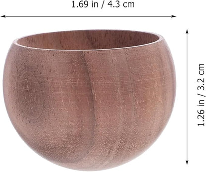 Wooden Essential Oil Diffuser Small Portable Fragrance Diffuser Stand for Home Office Bedroom Natural Walnut Scent Diffusing Adornment Stylish Desktop Decoration