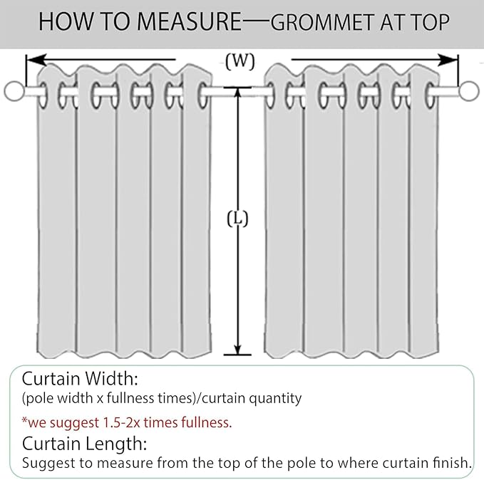 Macochico 100% Blackout Chenille Curtains for Living Room Classic Chenille Window Curtain Panels Thermal Drapes for Bedroom Hotel Grommet Curtains with Tieback Gray Blue 84" Wx96 L 1 Panel