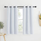 NICETOWN Room Darkening Curtain Panels - Window Treatment Thermal Insulated Grommet Light Blocking Curtains Drapes for Bedroom/Home Office (2 Panels, 34 by 50, Greyish White)