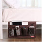 Zafit Bedside Storage Organizer - 6 Pocket Table Caddy for Remotes, Phone, Glasses (Coffee)