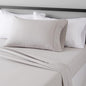 Amazon Basics Lightweight Super Soft Easy Care Microfiber 3 Piece Bed Sheet Set With 14-inch Deep Pockets, Twin X-Large, Light Grey, Solid