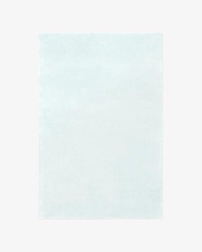 Hand-Tufted Wool Round Area Rug – Soft Premium Wool Carpet for Living Room, Bedroom & Home Décor – 6X6 ft| Powder Blue – Durable, Non-Slip Backing, Handcrafted Rug