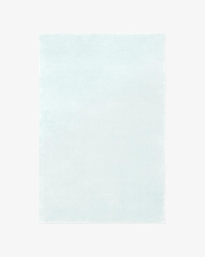 Hand-Tufted Wool Runner Area Rug – Soft Premium Wool Carpet for Living Room, Bedroom & Home Décor – 2.6X16 ft| Powder Blue – Durable, Non-Slip Backing, Handcrafted Rug
