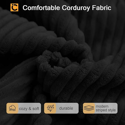 COMAX Folding Sofa Bed Queen 4-in-1 Foldable Floor Couch Convertible Futon Sofa with Armrests Black - Sleeper Mattress Chair Bed Comfy Portable Fold Out Lounge Guest for Living Room Bedroom