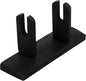 VOSAREA Bamboo Japanese Folding Fan Stand Holder Handheld Fan Display Stand Hand Fan Storage Rack Display Base (Black)