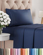 Twin XL Size 3 Piece Sheet Set - Comfy Breathable & Cooling Bed Sheets Set - Hotel Luxury Bedding for Women, Men, Kids, Teens, Boys & Girls - Deep Pockets, Soft, Wrinkle Free - Oeko-Tex - Navy Blue