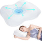 Sleep Pillow Ergonomic Contour Design with Side Sleeping Armrest Area Neck Support Pillow for Side, Back and Stomach Sleepers White