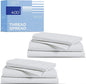 THREAD SPREAD 2-Pack Twin XL Sheet Sets Cotton - 400 Thread Count 100% Cotton Sateen Weave - Soft, Breathable, Hotel Quality Cooling Sheets, 2 Sets of Twin XL Size Deep Pocket Bed Sheets (Silver Grey)