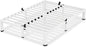 7 Inch White King Size Bed Frame, 3500Lbs Heavy Duty Metal Platform with Round Corner Legs Mattress Slide Stopper, Steel Slat Support No Box Spring Needed, Noise Free, Non-Slip, Easy Assembly