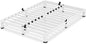4 Inch White King Size Bed Frame, 3500Lbs Heavy Duty Metal Platform with Round Corner Legs Mattress Slide Stopper, Steel Slat Support No Box Spring Needed, Noise Free, Non-Slip, Easy Assembly