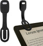 Rechargeable Book Light for Kids at Night – Portable Clip-On LED Light with Dimmable Brightness Ideal for Kids & Adults, Bedtime & Travel–Eye-Caring, Flexible, Gift for Book Lovers,Black