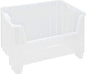 Hudson Exchange 20" x 15" x 12.5" (54 Pack) Plastic Giant Stackable Hopper Bin Container, Clear