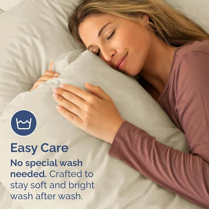 Queen Pillow Cases Set of 6 - Ultra Soft Hotel Quality Pillowcase Covers - Comfy & Wrinkle Free - Shrink, Stain and Fade Resistant - Easy-Care, Machine Washable Pillow Protectors - 6 Pcs Set - Wheat