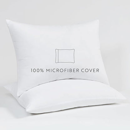 Fern and Willow King Size Bed Pillows - Set of 2, 36"x20" - Luxurious Ultra-Soft Cooling Pillow - Hotel Quality, Down Alternative Fill - Ideal Gift for Side, Back & Stomach Sleepers