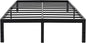45MinST 18 Inch Maximum Storage Bed Frame/Reinforced Platform /3500lbs Heavy Duty/Easy Assembly/Mattress Foundation/Steel Slat/Noise Free, Full