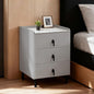 Lamberia Narrow Nightstand with 3 Drawers, Narrow Side Table, Small Bedside Table for Bedroom, Living Room, End Table for Small Space, Dark Grey, 15.8''W x 15.8" D x 23.5" H