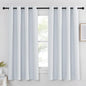 NICETOWN Room Darkening Curtain for Bedroom - (Greyish White/Silver Grey Color) Solid Thermal Insulated Blind Room Darkening Drape/Drapery for Windows,52x63 inches, 1 Pack