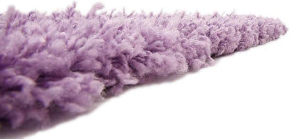 Unique Loom Solid Shag Collection Area Rug (8' Square, Lilac)
