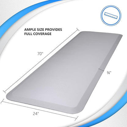NYOrtho Fall Mat Elderly - 70" x 24" - Protection - Safety Mat Reduces Impact - Anti-Slip Mats Elderly - Bedside Floor - Fallshield - Bed Floor