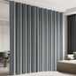 Room Divider Blackout Curtain Track Curtains Wall Dividers Panels Screen for Living Rooms Bedroom Office Privacy Partition Separation, W100 × L84 Inch,1 Panel, Light Grey