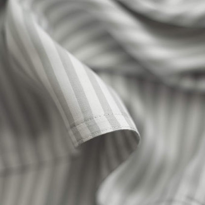 Pure Bamboo King Sheets, Genuine 100% Organic Viscose Derived from Bamboo Bed Sheet Set, Luxuriously Soft & Cooling, Double Stitching, 2 Year Quality Promise (King, Stripes)