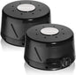 Yogasleep Dohm Classic 2-Pack Black | The Original White Noise Machine | Soothing Natural Sound from a Real Fan | Noise Cancelling | Sleep Therapy, Office Privacy, Travel