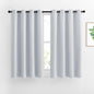 NICETOWN Room Darkening Curtains for Living Room - Window Treatment Thermal Insulated Grommet Darkening Panels/Drapes for Bedroom (Light Grey=Greyish White, 2 Panels, 52 by 45)