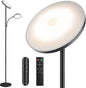 SUNMORY Floor Lamps for Living Room, 48W/4200LM Super Bright LED Floor Lamp with Remote Control, 69" Tall Standing Lamp with Stepless Dimmable, Modern Torchiere Reading Lamp for Bedroom, Office