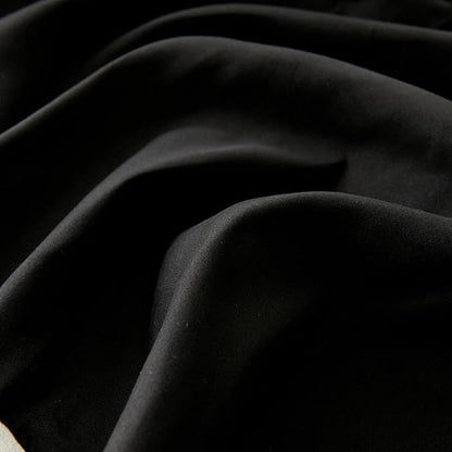 Bed Skirt King Size Ruffled Bed Skirt with Split Corners, Black King Bed Skirts 16 Inch Drop, King Size Bed Skirting with Platform, 16'' King, Black