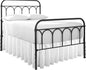 Ruffled Bed Skirt with Split Corners-Dust Ruffle - 24" Drop 100% Microfiber Soft,Sheen & Luxurious Look - Bed Skirts (White -King)