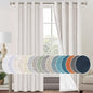 PrinceDeco 100% Blackout Curtains 84 Inches Long with Thermal Insulated White Liner Linen Textured Blackout Curtains for Bedroom, W42 x L84, 2 Panels,84 inch Length for Doorway, Office, Ivory