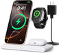 2026 Traveling Portable Wireless Fast Charger for Apple & Android Charging Station, 3 in 1 Charging for iPhone 16 15 14 13 12, Apple Watch Series & Air pods 4 3 2 Pro, Samsung Galaxy-Gifts for Family