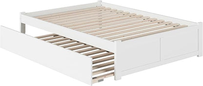 AFI Concord Platform Bed with Footboard & Trundle