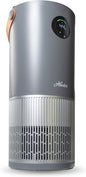 Hunter Fan Company Humidifier and Air Purifier In One, Advanced Filtration Air Purifiers for Home, Air Purifiers for Home Pets, Humidifiers for Bedroom and Humidifiers for Bedroom Baby, Grey/Silver