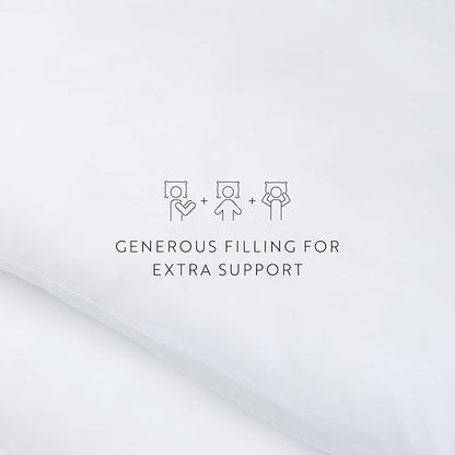 Fern and Willow King Size Bed Pillows - Set of 2, 36"x20" - Luxurious Ultra-Soft Cooling Pillow - Hotel Quality, Down Alternative Fill - Ideal Gift for Side, Back & Stomach Sleepers