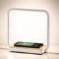 WILIT Bedside Lamp with Qi Wireless Charger, A13 Table lamp 3 Step Dimmable Touch Control Desk Lamp for for Living Room, Bedroom, Kids Room.