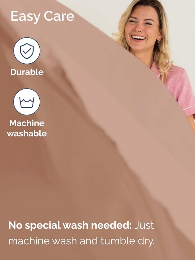 Extra Deep Twin Sheet Set - 4 Piece Breathable and Cooling Sheets - Hotel Luxury Bed Sheets Set - Easy & Secure Fit - Soft, Wrinkle Free and Comfy Sheets Set - Mauve Sheet Set with Extra Deep Pockets