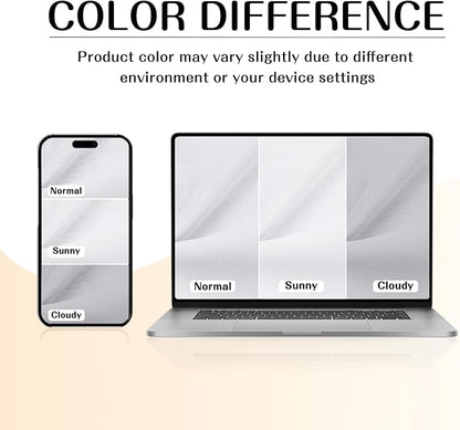 ChrisDowa Grommet Room Darkening Curtains for Bedroom and Living Room - 2 Panels Set Thermal Insulated Blackout Curtains (Greyish White, 42W x 84L)