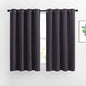 NICETOWN Bedroom Blackout Curtains and Drapes - Window Treatment Thermal Insulated Solid Grommet Blackout Draperies for Bedroom (Set of 2 Panels, 52 by 54 Inch, Greyish Purple)