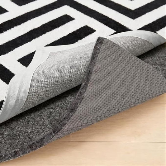 GORILLA GRIP Felt and Natural Rubber Stay in Place Slip Resistant Rug Pad, 1/4in Thick, 2x4 FT Protective Padding Under Area Rugs, Cushioned Gripper Pads, Carpet Runners, Hardwood Floors Protection