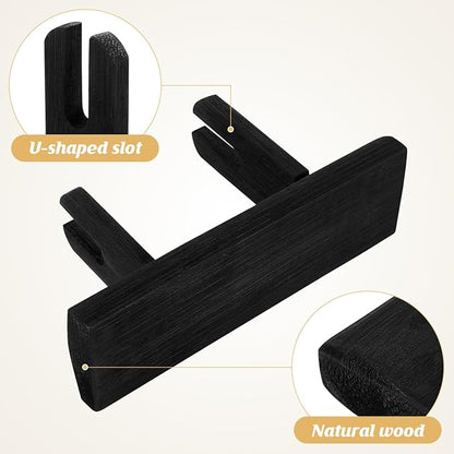 BESPORTBLE Wooden Hand Fan Stand Japanese Style Folding Fan Holder Portable Foldable Rack Display Base for Home Decoration