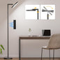 Floor Lamps for Living Room, 32W 3000LM Super Bright LED Torchiere Floor Lamp with Remote & Touch Control, 69" Modern Tall Standing Lamp with 350°Rotating Head for Reading Office Bedroom (Black)
