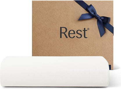 REST® Evercool®+ Top Sheet, Full/Queen Size, Arctic White, 93"X108" (1 Flat Sheet only)