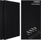 BUBOS 2 PCS Fabric Acoustic Panels,47.2''x23.7'' Decorative Sound Dampening Panels, Art Large Acoustic Wall Panels for Studios, Office, Home Theater,Max CavityPro Balck