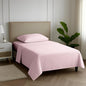 Carressa Linen 100% Egyptian Cotton Twin Sheets Set - 600 Thread Count Egyptian Cotton Luxury Twin Sheets (3 PC, Soft Blush), 16" Deep Pocket, Soft, Cooling, Sateen Weave College Dorm Room Bedding