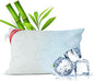 Sacred Thread Memory Foam Pillow, Adjustable Firmness, Soft, Aloe Infused - Cooling Bed Pillows for Sleeping - Back, Stomach, Side Sleeper - Rayon Cover, Machine Washable