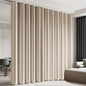 Room Divider Blackout Curtain Track Curtains Wall Dividers Panels Screen for Living Rooms Bedroom Office Privacy Partition Separation, W100 × L96 Inch,1 Panel, Beige
