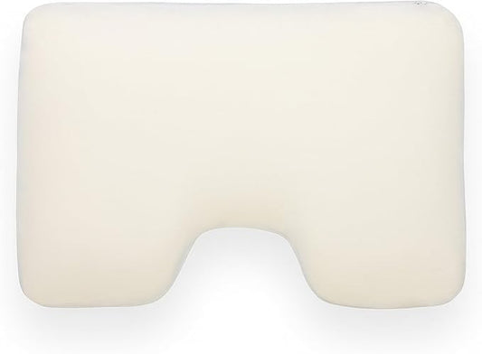 Wife Pillow - Insert, Plush Molded Memory Foam 80D - Can Use As Thin Sleeping Pillow for Stomach Sleeper. Ergonomic Size, Orthopedic Neck U Shaped Cutout: Ulta Soft High-Density Layer Support