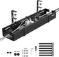 REALINN Under Desk Cable Management Tray Black, Expandable 25.27"-38.66" Sturdy Steel Desk Cord Hider Raceway for Office/Home